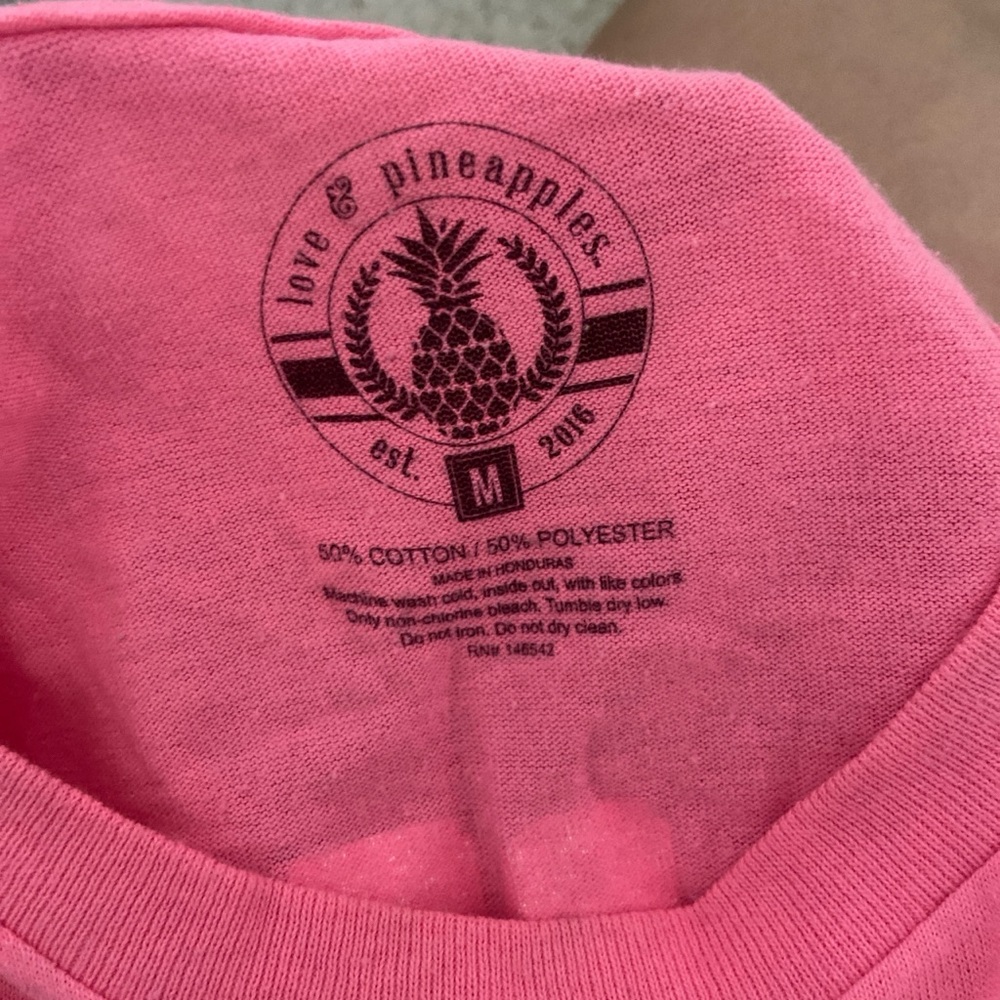 Love & Pineapples Pink T-Shirt